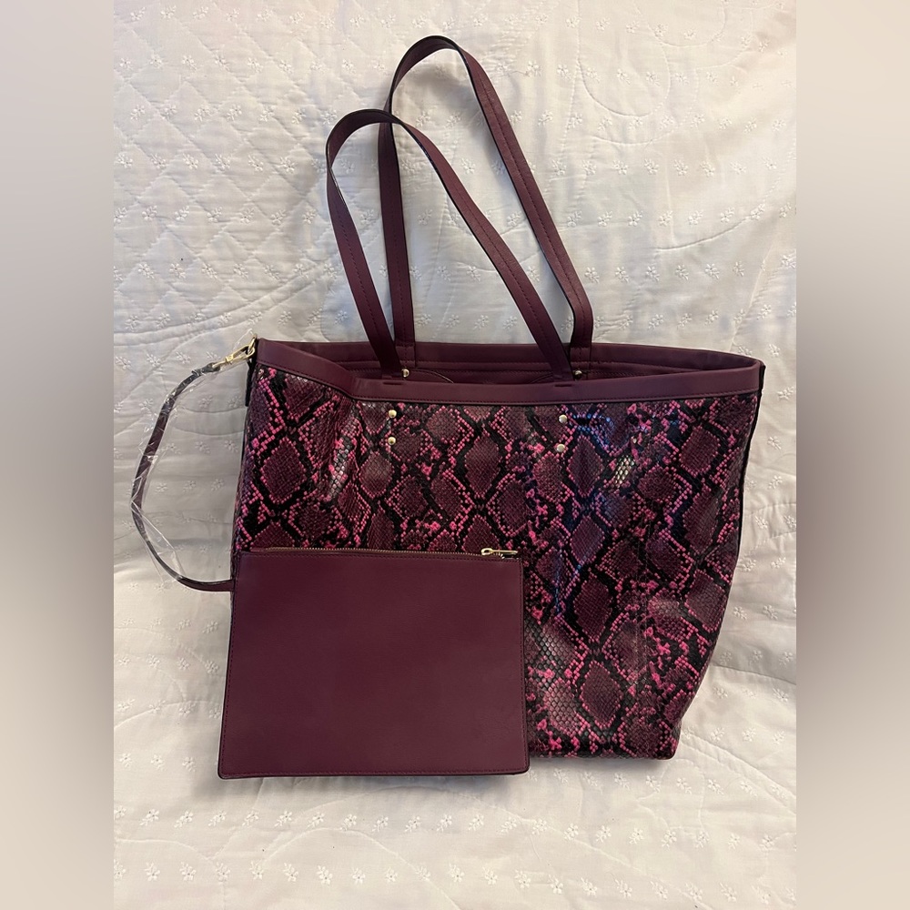 Gianni Bini snake print tote bag